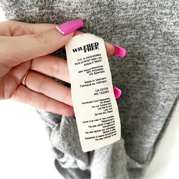 Wilfred FREE | Izidora Dress Light Grey Size XXS Aritzia - Picture 5 of 10